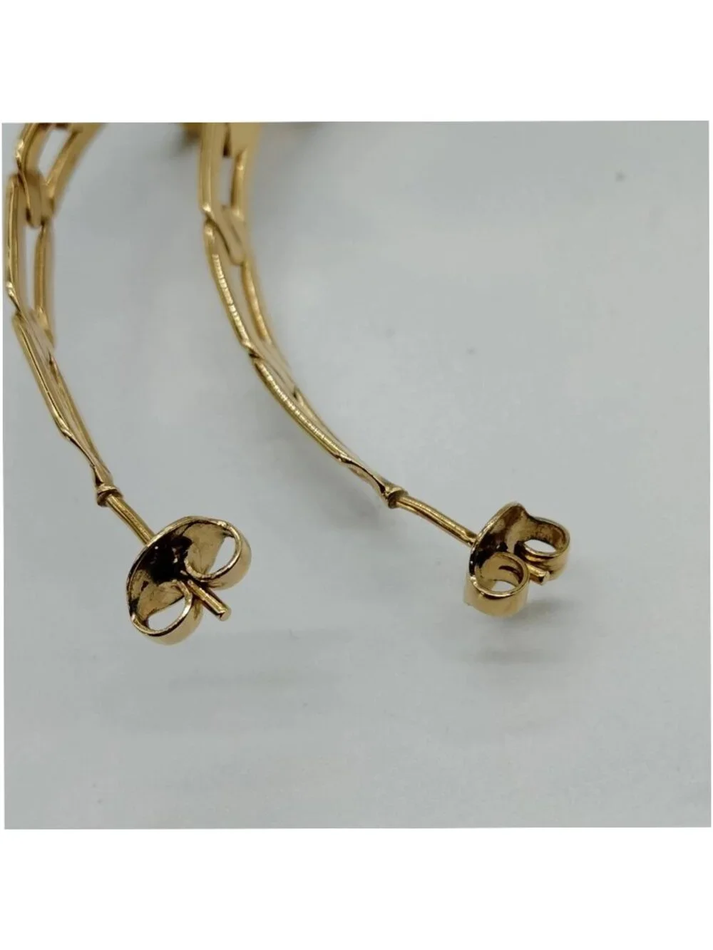 Authentic Louis Vuitton Idylle Blossom Hoop Earrings Gold Tone Crystal Monogram